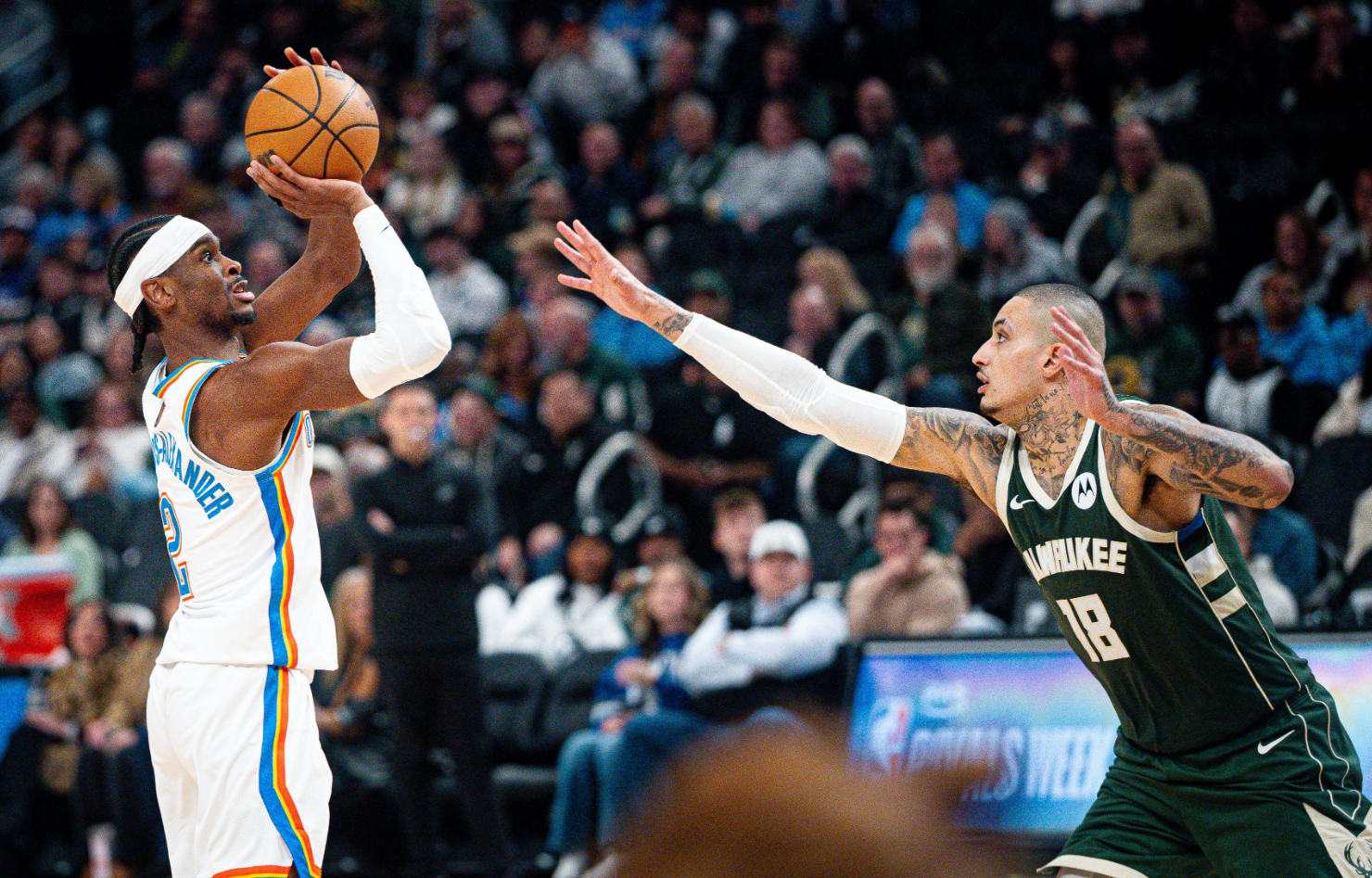 世界杯赛事直播软件下载-轰40+11+7创纪录！亚历山大完压字母哥强到发紫 MVP概率已升至75%