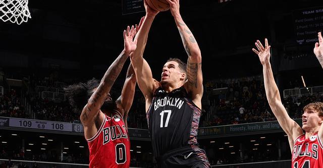 世界杯赛事直播软件下载-小波特26+7武切维奇19+6 篮网险胜公牛结束五连败